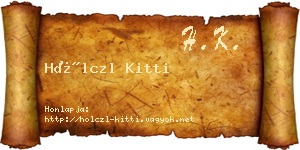 Hölczl Kitti névjegykártya
